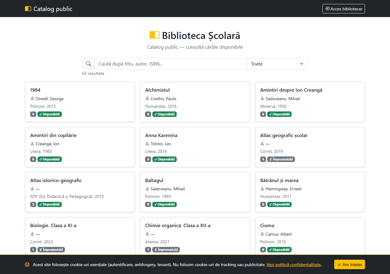 Catalog public
