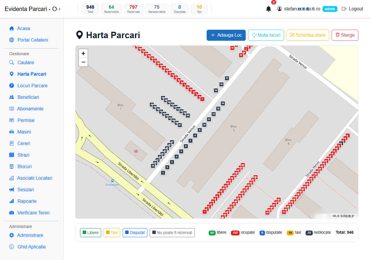 Harta parcari
