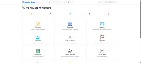 Panou moderare admin