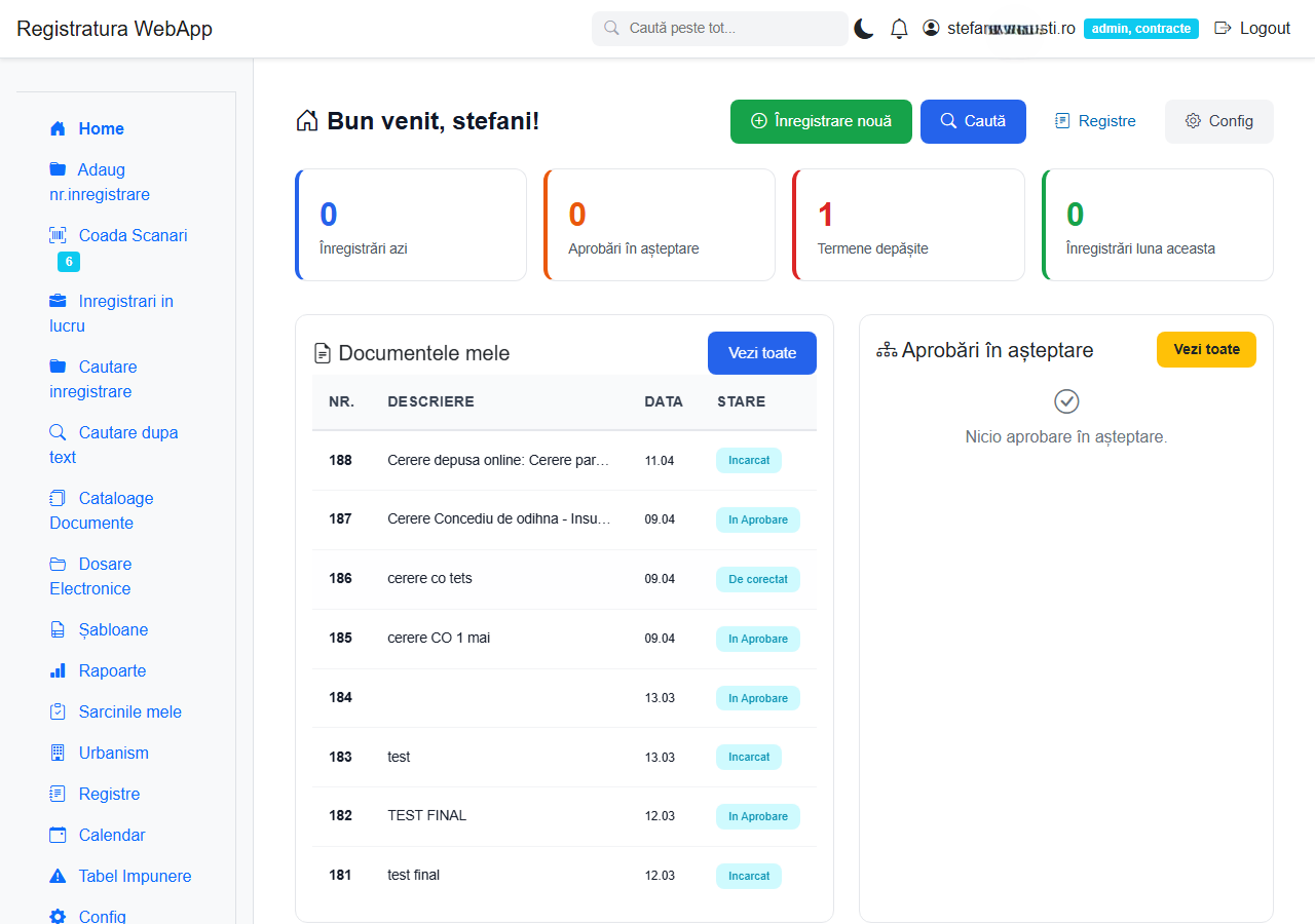 Dashboard portal